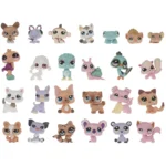 فیگورهای مدل Animation Series Pack Of 25 سایز خیلی کوچک
